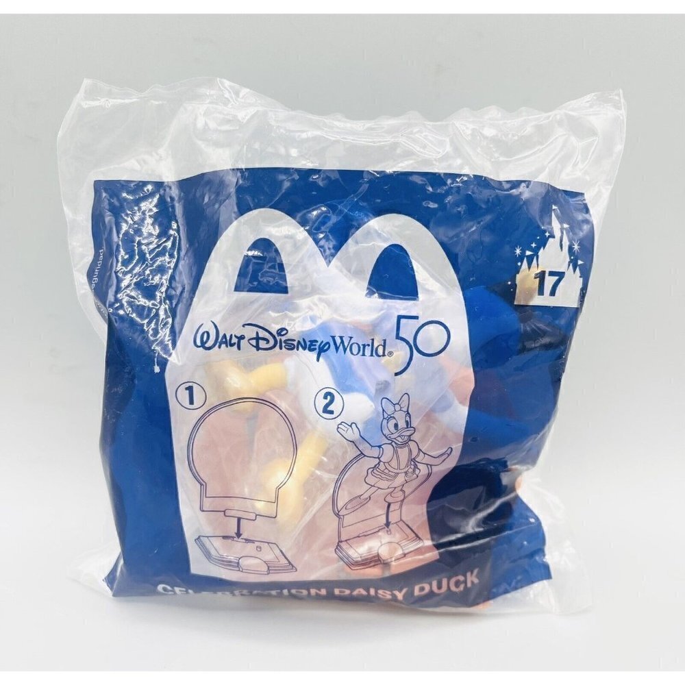 2021 Disney World 50th CELEBRATION DAISY DUCK #17 McDonald’s Happy Meal Figurine